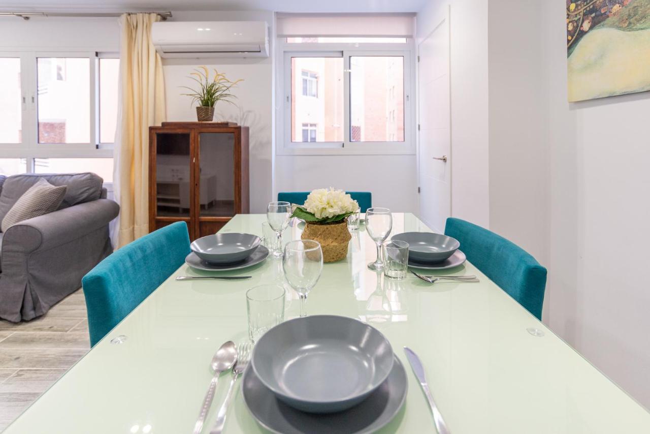 Faro, Bonito Apartamento En La Malagueta Málaga Dış mekan fotoğraf